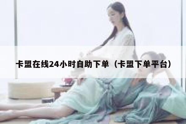 卡盟在线24小时自助下单（卡盟下单平台） 第1张