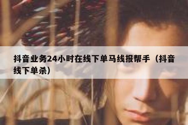 抖音业务24小时在线下单马线报帮手（抖音线下单杀） 第1张