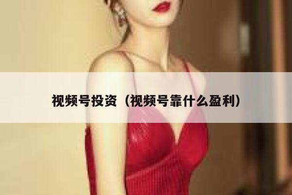 视频号投资(视频号靠什么盈利) 第1张 视频号投资(视频号靠什么盈利) 第1张