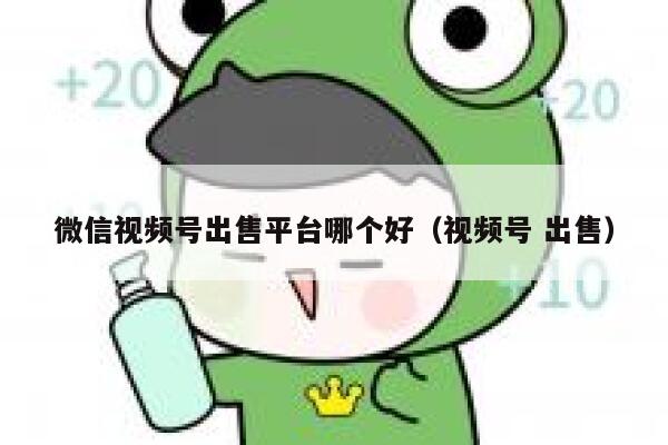 微信视频号出售平台哪个好（视频号 出售） 第1张
