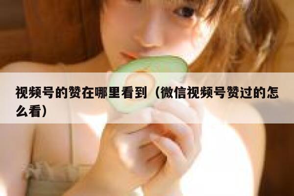 视频号的赞在哪里看到（微信视频号赞过的怎么看） 第1张