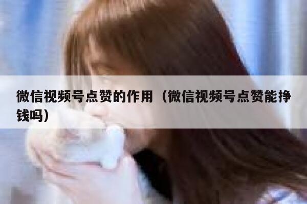 微信视频号点赞的作用（微信视频号点赞能挣钱吗） 第1张