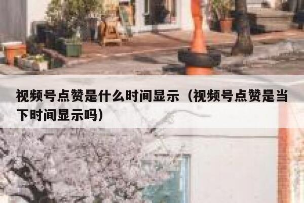 视频号点赞是什么时间显示（视频号点赞是当下时间显示吗） 第1张