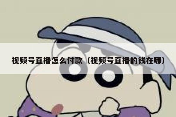 视频号直播怎么付款（视频号直播的钱在哪） 第1张