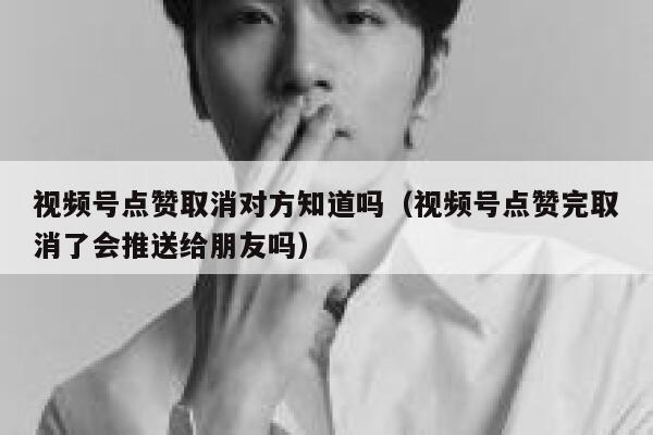 视频号点赞取消对方知道吗（视频号点赞完取消了会推送给朋友吗） 第1张