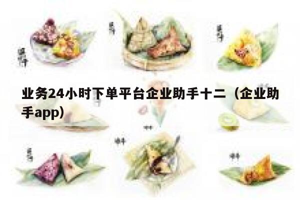 业务24小时下单平台企业助手十二（企业助手app） 第1张