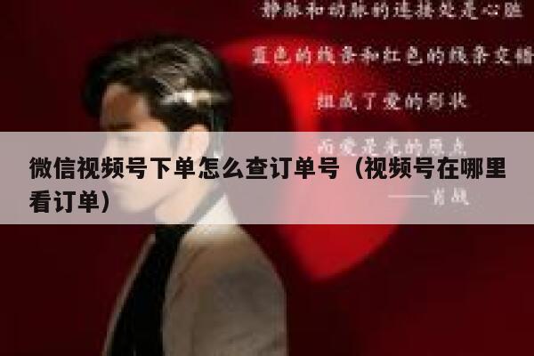 微信视频号下单怎么查订单号(视频号在哪里看订单) 第1张 微信视频号下单怎么查订单号(视频号在哪里看订单) 第1张