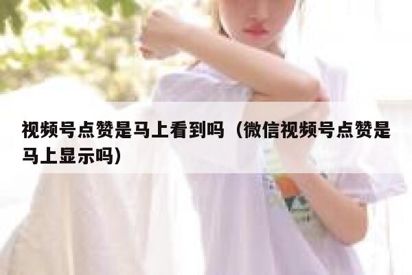 视频号点赞是马上看到吗(微信视频号点赞是马上显示吗) 第1张 视频号点赞是马上看到吗(微信视频号点赞是马上显示吗) 第1张