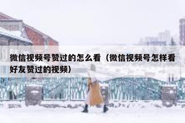 微信视频号赞过的怎么看（微信视频号怎样看好友赞过的视频） 第1张