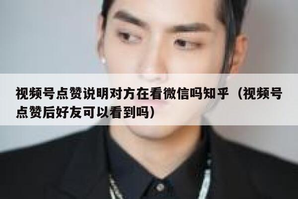 视频号点赞说明对方在看微信吗知乎(视频号点赞后好友可以看到吗) 第1张 视频号点赞说明对方在看微信吗知乎(视频号点赞后好友可以看到吗) 第1张