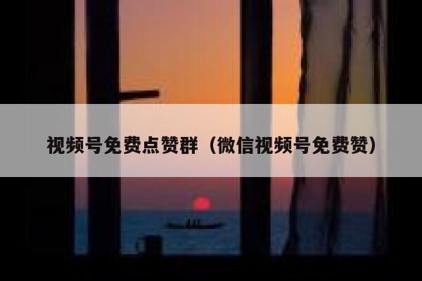 视频号免费点赞群(微信视频号免费赞) 第1张 视频号免费点赞群(微信视频号免费赞) 第1张