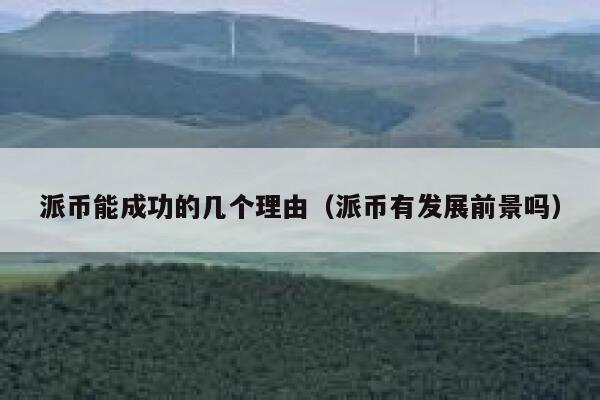 派币能成功的几个理由(派币有发展前景吗) 第1张 派币能成功的几个理由(派币有发展前景吗) 第1张