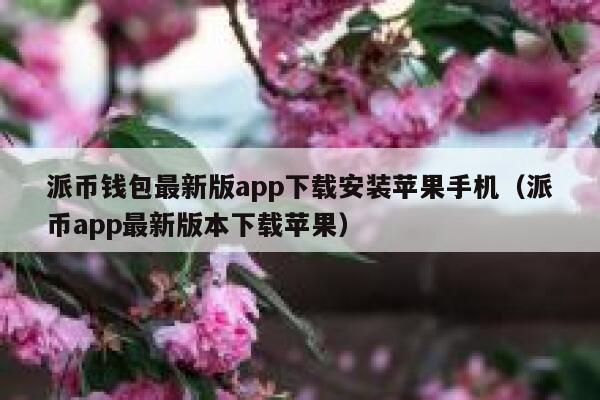 派币钱包最新版app下载安装苹果手机(派币app最新版本下载苹果) 第1张 派币钱包最新版app下载安装苹果手机(派币app最新版本下载苹果) 第1张