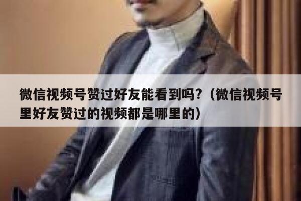 微信视频号赞过好友能看到吗?（微信视频号里好友赞过的视频都是哪里的） 第1张
