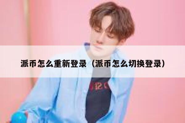 派币怎么重新登录（派币怎么切换登录） 第1张