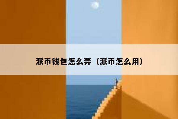 派币钱包怎么弄（派币怎么用） 第1张