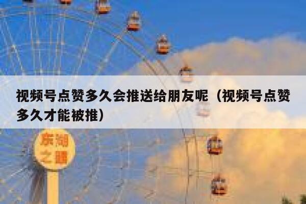视频号点赞多久会推送给朋友呢（视频号点赞多久才能被推） 第1张