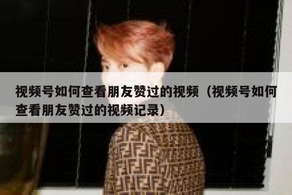 视频号如何查看朋友赞过的视频(视频号如何查看朋友赞过的视频记录) 第1张 视频号如何查看朋友赞过的视频(视频号如何查看朋友赞过的视频记录) 第1张