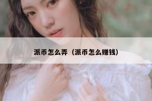 派币怎么弄（派币怎么赚钱） 第1张