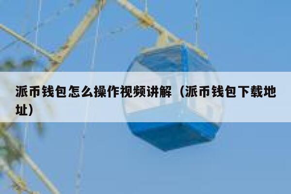 派币钱包怎么操作视频讲解（派币钱包下载地址） 第1张