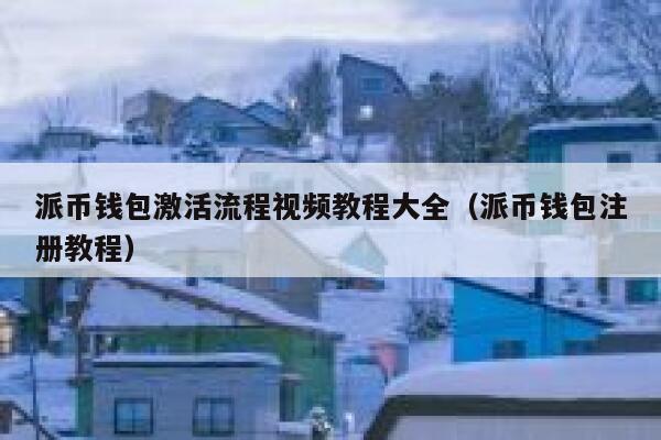 派币钱包激活流程视频教程大全（派币钱包注册教程） 第1张