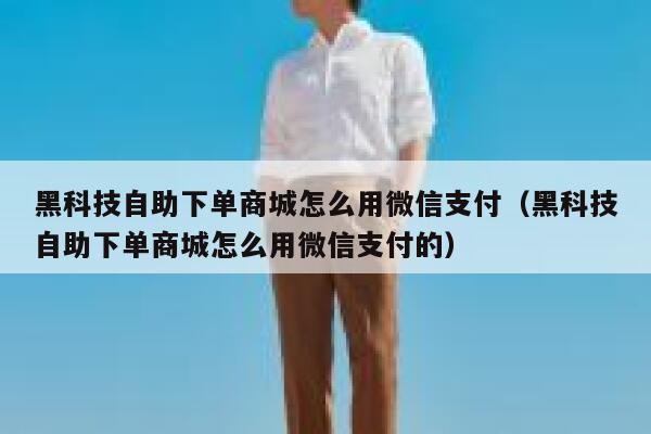 黑科技自助下单商城怎么用微信支付（黑科技自助下单商城怎么用微信支付的） 第1张