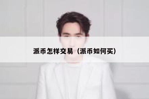 派币怎样交易（派币如何买） 第1张