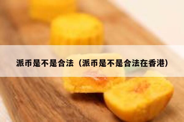 派币是不是合法（派币是不是合法在香港） 第1张