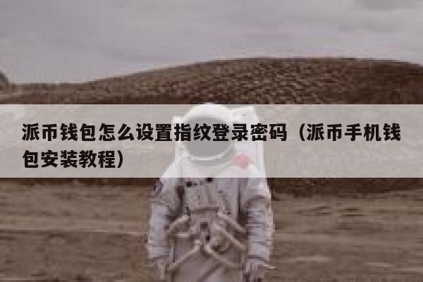 派币钱包怎么设置指纹登录密码（派币手机钱包安装教程） 第1张