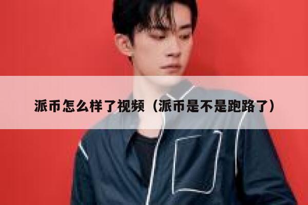 派币怎么样了视频（派币是不是跑路了） 第1张