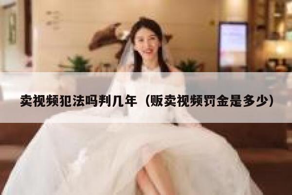 卖视频犯法吗判几年（贩卖视频罚金是多少） 第1张