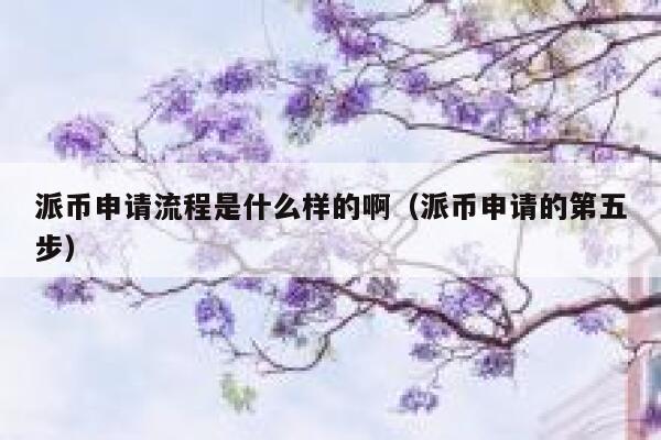 派币申请流程是什么样的啊(派币申请的第五步) 第1张 派币申请流程是什么样的啊(派币申请的第五步) 第1张