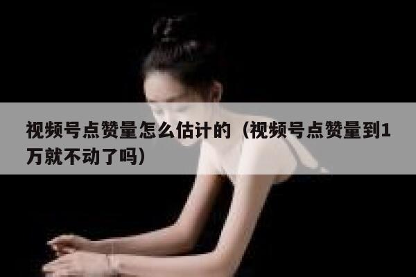 视频号点赞量怎么估计的（视频号点赞量到1万就不动了吗） 第1张