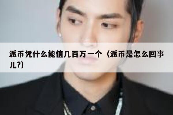 派币凭什么能值几百万一个（派币是怎么回事儿?） 第1张