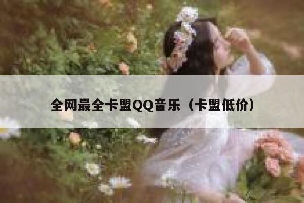 全网最全卡盟QQ音乐（卡盟低价） 第1张