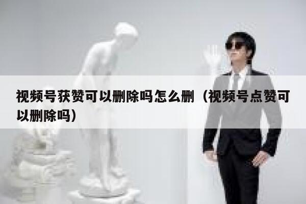 视频号获赞可以删除吗怎么删（视频号点赞可以删除吗） 第1张