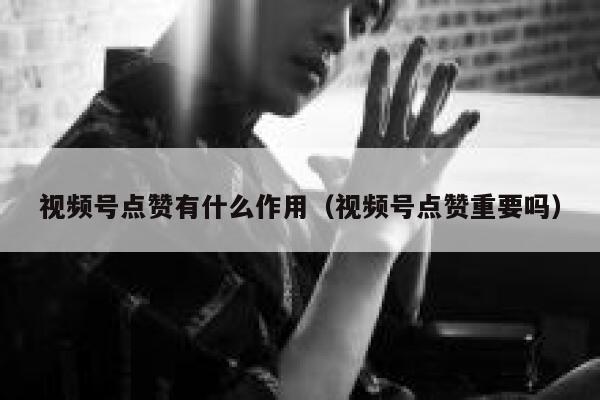 视频号点赞有什么作用(视频号点赞重要吗) 第1张 视频号点赞有什么作用(视频号点赞重要吗) 第1张