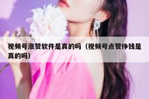 视频号涨赞软件是真的吗(视频号点赞挣钱是真的吗) 第1张 视频号涨赞软件是真的吗(视频号点赞挣钱是真的吗) 第1张