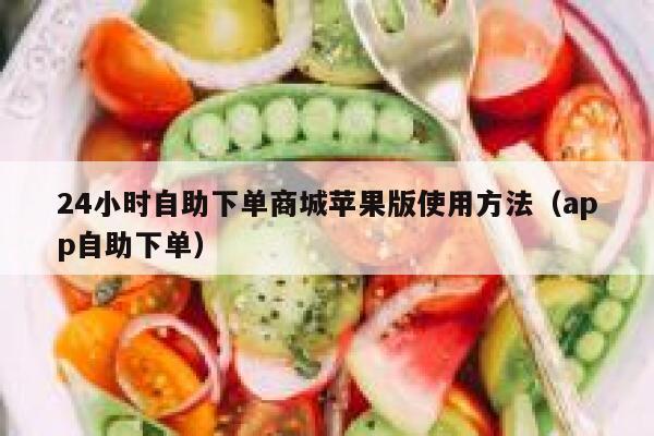 24小时自助下单商城苹果版使用方法(app自助下单) 第1张 24小时自助下单商城苹果版使用方法(app自助下单) 第1张