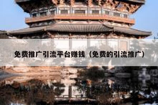 免费推广引流平台赚钱(免费的引流推广) 第1张 免费推广引流平台赚钱(免费的引流推广) 第1张