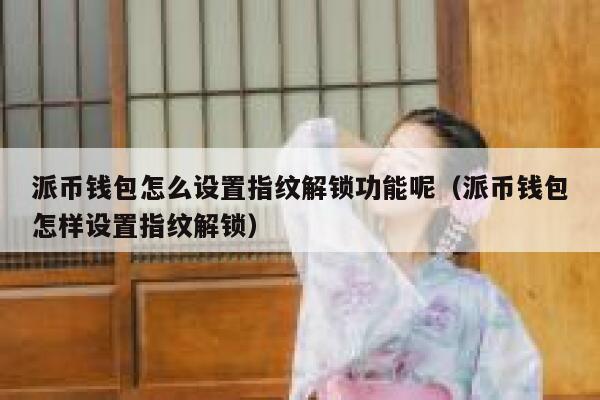 派币钱包怎么设置指纹解锁功能呢(派币钱包怎样设置指纹解锁) 第1张 派币钱包怎么设置指纹解锁功能呢(派币钱包怎样设置指纹解锁) 第1张