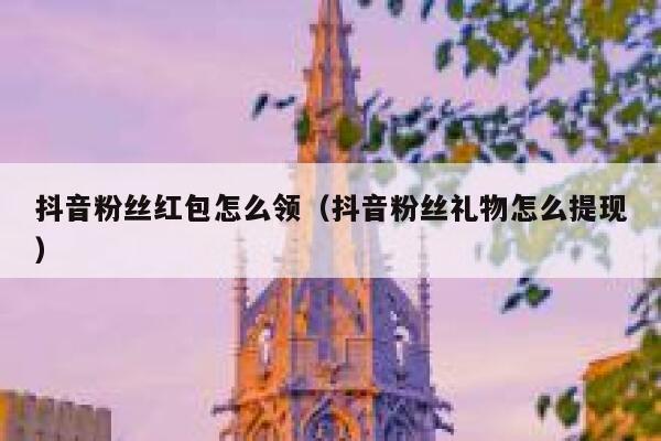 抖音粉丝红包怎么领(抖音粉丝礼物怎么提现) 第1张 抖音粉丝红包怎么领(抖音粉丝礼物怎么提现) 第1张