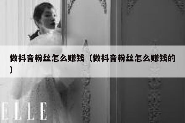 做抖音粉丝怎么赚钱(做抖音粉丝怎么赚钱的) 第1张 做抖音粉丝怎么赚钱(做抖音粉丝怎么赚钱的) 第1张