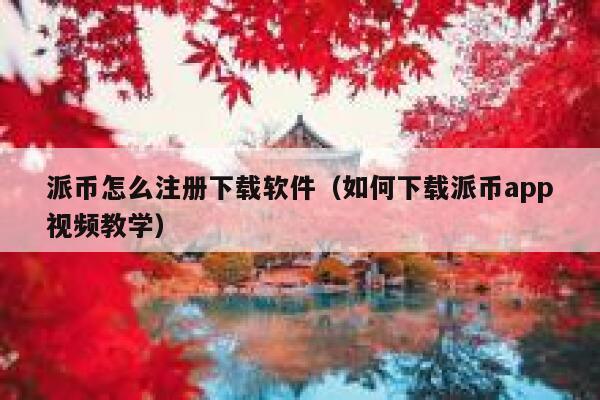派币怎么注册下载软件(如何下载派币app视频教学) 第1张 派币怎么注册下载软件(如何下载派币app视频教学) 第1张