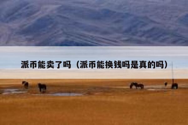派币能卖了吗(派币能换钱吗是真的吗) 第1张 派币能卖了吗(派币能换钱吗是真的吗) 第1张