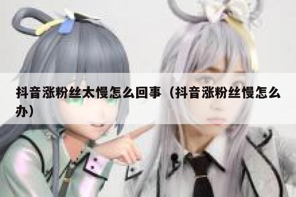抖音涨粉丝太慢怎么回事(抖音涨粉丝慢怎么办) 第1张 抖音涨粉丝太慢怎么回事(抖音涨粉丝慢怎么办) 第1张