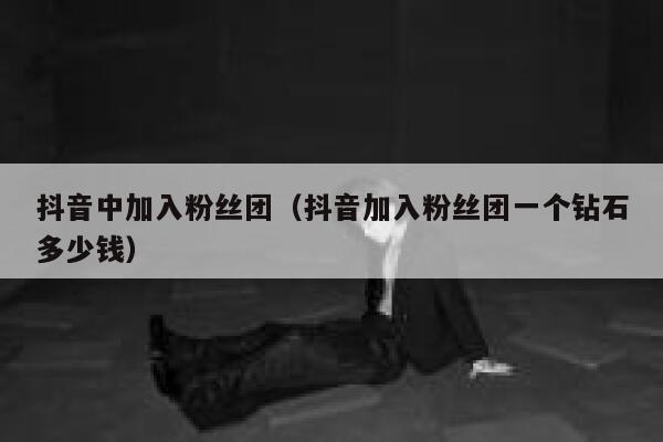 抖音中加入粉丝团(抖音加入粉丝团一个钻石多少钱) 第1张 抖音中加入粉丝团(抖音加入粉丝团一个钻石多少钱) 第1张