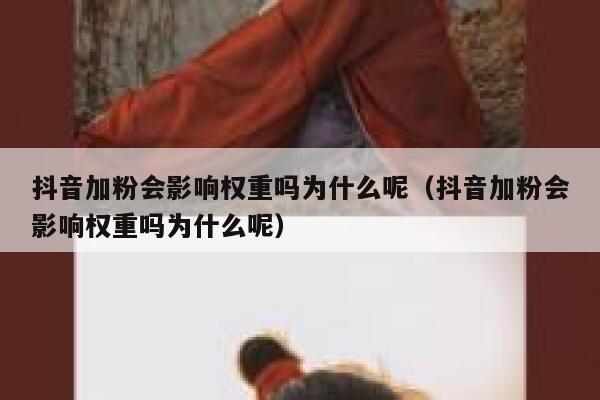 抖音加粉会影响权重吗为什么呢(抖音加粉会影响权重吗为什么呢) 第1张 抖音加粉会影响权重吗为什么呢(抖音加粉会影响权重吗为什么呢) 第1张