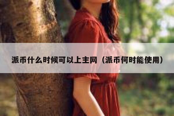 派币什么时候可以上主网（派币何时能使用） 第1张