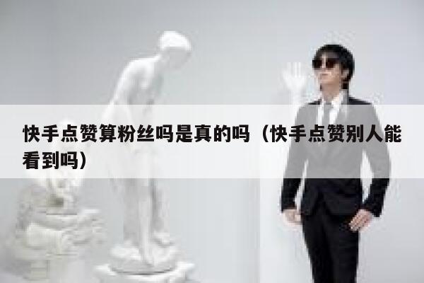 快手点赞算粉丝吗是真的吗(快手点赞别人能看到吗) 第1张 快手点赞算粉丝吗是真的吗(快手点赞别人能看到吗) 第1张